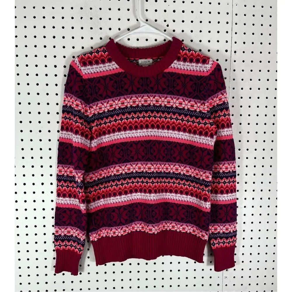 J.Crew Fair Isles crewneck sweater